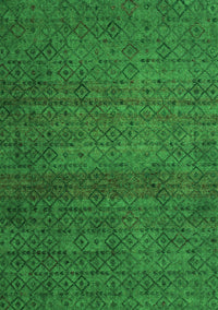 Abstract Green Modern Rug, abs4853grn