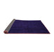 Sideview of Abstract Purple Modern Rug, abs4854pur