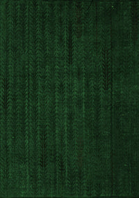 Abstract Green Modern Rug, abs4854grn