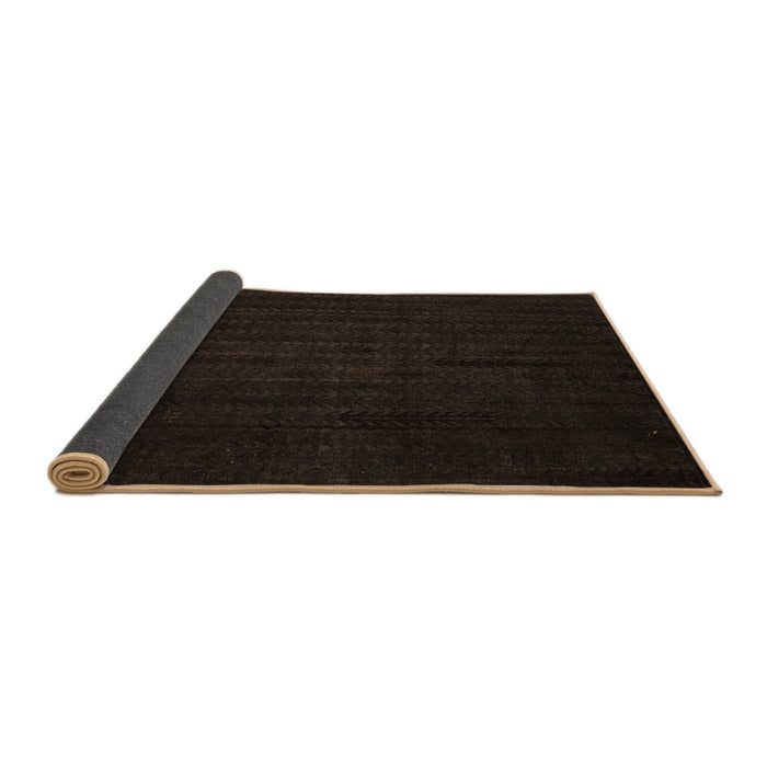 Sideview of Abstract Brown Modern Rug, abs4854brn