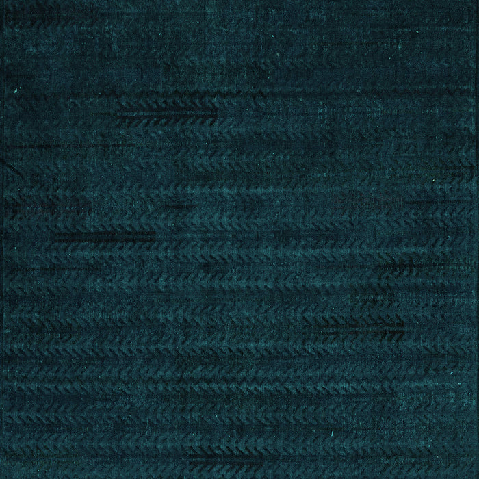 Square Machine Washable Abstract Turquoise Modern Area Rugs, wshabs4854turq