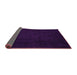 Sideview of Abstract Pink Modern Rug, abs4854pnk