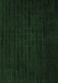 Abstract Emerald Green Modern Rug, abs4854emgrn