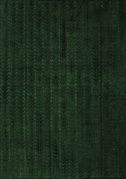 Abstract Emerald Green Modern Rug, abs4854emgrn