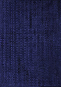 Abstract Blue Modern Rug, abs4854blu