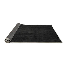 Sideview of Abstract Gray Modern Rug, abs4854gry