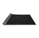 Sideview of Abstract Gray Modern Rug, abs4854gry