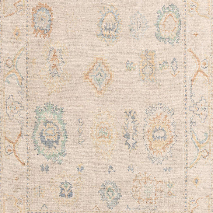 Abstract Light Orange Gold Oriental Rug, abs4855