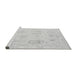 Sideview of Machine Washable Oriental Gray Traditional Rug, wshabs4855gry