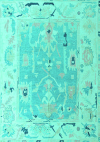 Oriental Turquoise Traditional Rug, abs4857turq