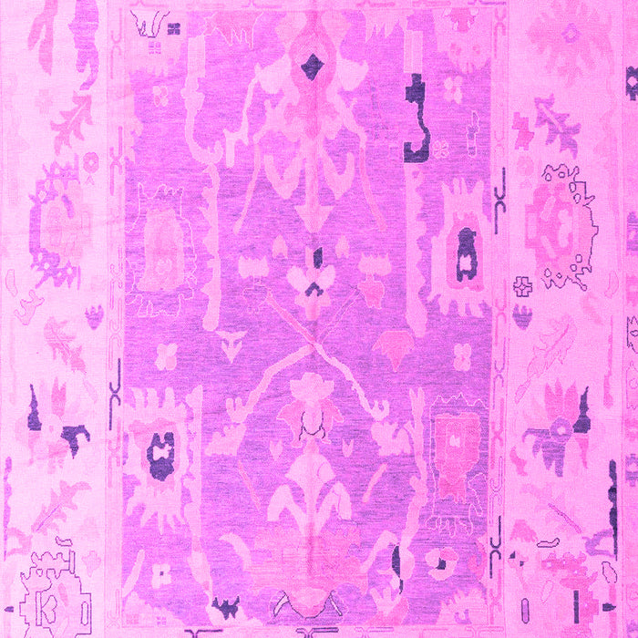 Machine Washable Oriental Pink Traditional Rug, wshabs4857pnk