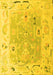 Oriental Yellow Traditional Rug, abs4857yw