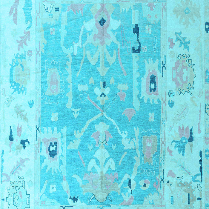 Oriental Light Blue Traditional Rug, abs4857lblu
