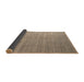 Sideview of Abstract Brown Modern Rug, abs4858