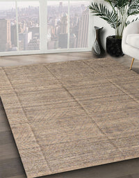 Abstract Brown Modern Rug, abs4858