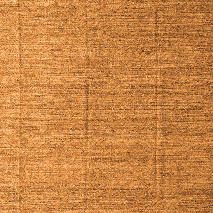 Square Machine Washable Abstract Orange Modern Area Rugs, wshabs4858org