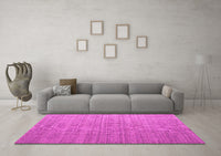 Machine Washable Abstract Pink Modern Rug, wshabs4858pnk