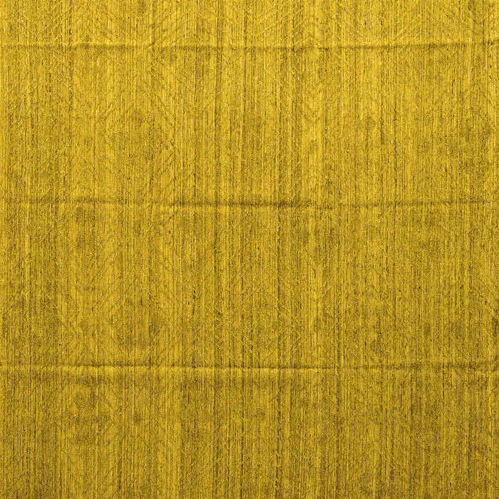 Square Abstract Yellow Modern Rug, abs4858yw