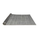 Sideview of Abstract Gray Modern Rug, abs4858gry