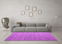 Machine Washable Abstract Purple Modern Rug, wshabs4858pur