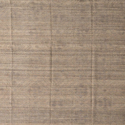 Square Abstract Brown Modern Rug, abs4858