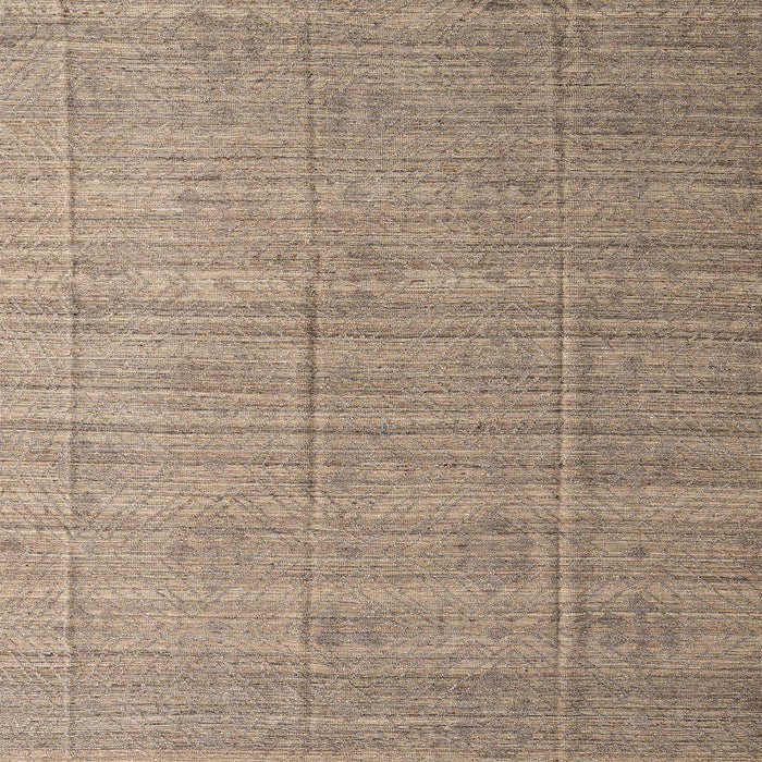 Square Abstract Brown Modern Rug, abs4858