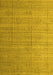 Abstract Yellow Modern Rug, abs4858yw