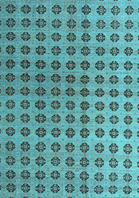 Abstract Light Blue Modern Rug, abs4859lblu