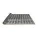 Sideview of Abstract Gray Modern Rug, abs4859gry