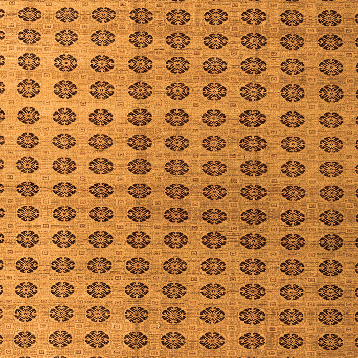 Square Machine Washable Abstract Orange Modern Area Rugs, wshabs4859org