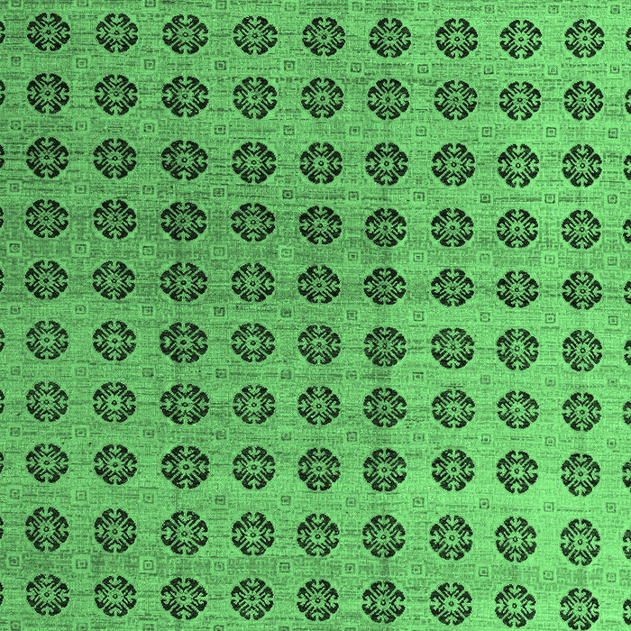 Machine Washable Abstract Emerald Green Modern Area Rugs, wshabs4859emgrn