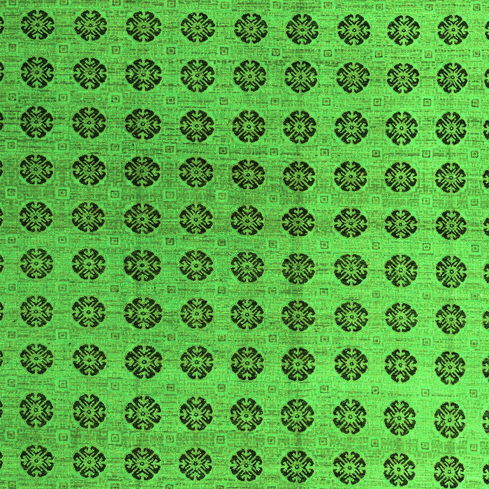 Machine Washable Abstract Green Modern Area Rugs, wshabs4859grn
