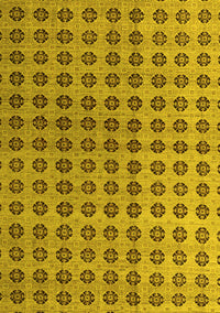 Abstract Yellow Modern Rug, abs4859yw