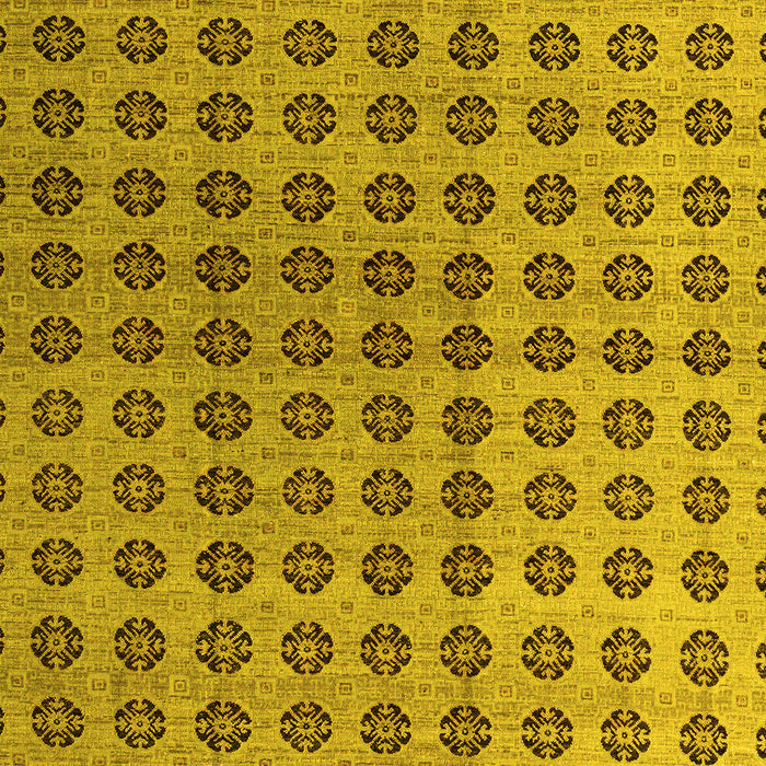 Abstract Yellow Modern Rug, abs4859yw