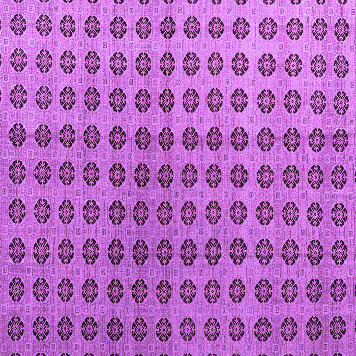 Square Machine Washable Abstract Purple Modern Area Rugs, wshabs4859pur
