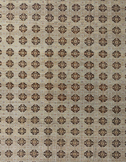 Abstract Light French Beige Brown Modern Rug, abs4859