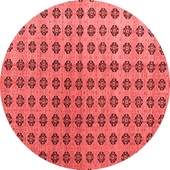 Machine Washable Abstract Red Modern Rug, wshabs4859red