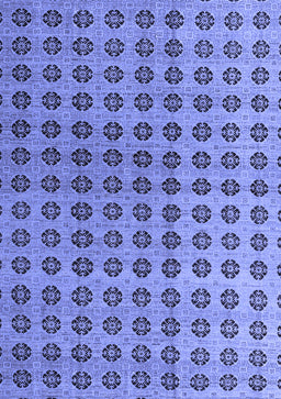Abstract Blue Modern Rug, abs4859blu