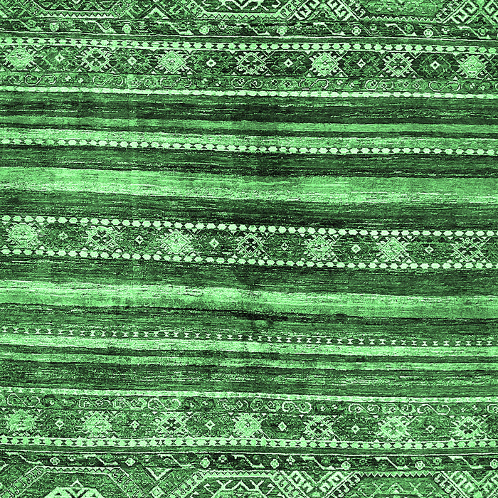 Machine Washable Abstract Emerald Green Modern Area Rugs, wshabs485emgrn