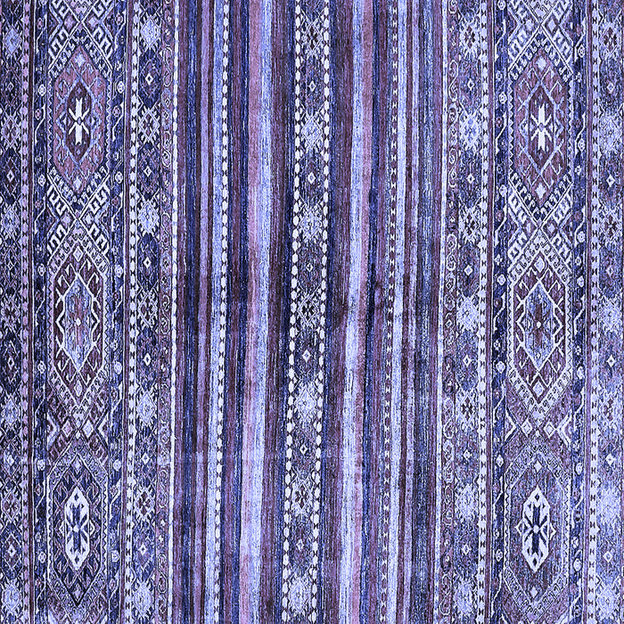 Square Abstract Blue Modern Rug, abs485blu