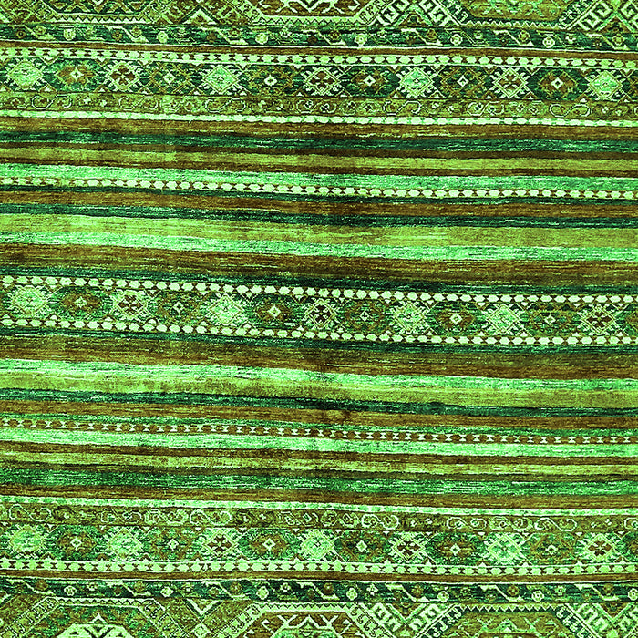 Abstract Green Modern Rug, abs485grn
