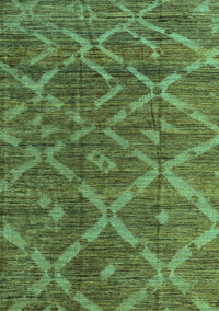 Abstract Turquoise Modern Rug, abs4860turq