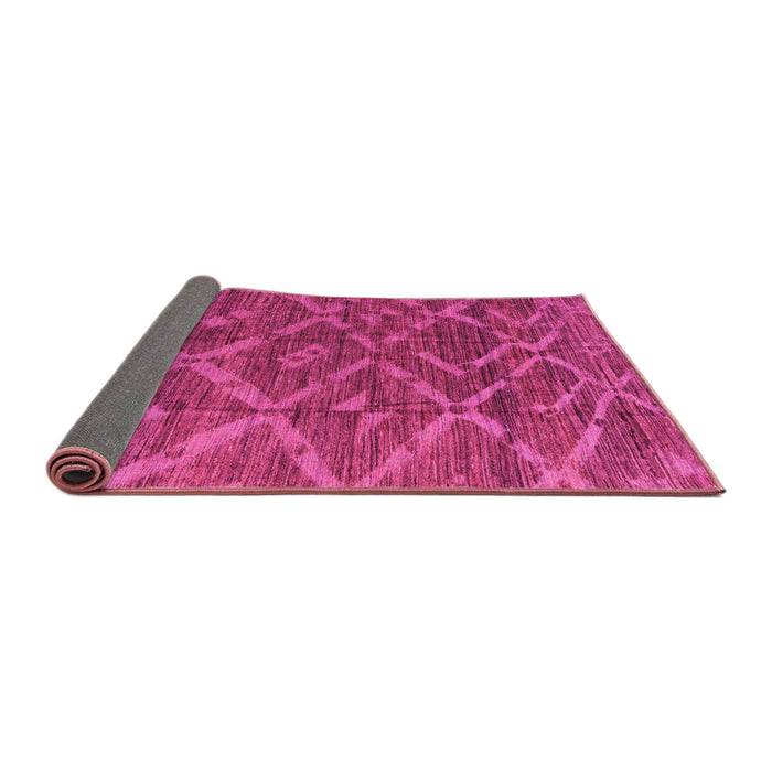 Sideview of Abstract Pink Modern Rug, abs4860pnk