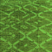 Square Abstract Green Modern Rug, abs4860grn