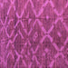 Square Machine Washable Abstract Purple Modern Area Rugs, wshabs4860pur