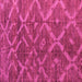 Square Machine Washable Abstract Pink Modern Rug, wshabs4860pnk