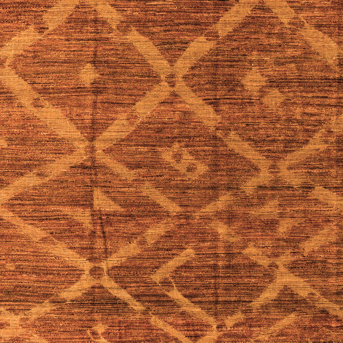 Machine Washable Abstract Orange Modern Area Rugs, wshabs4860org