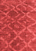 Abstract Red Modern Area Rugs