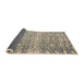 Sideview of Abstract Army Brown Modern Rug, abs4861