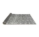 Sideview of Abstract Gray Modern Rug, abs4861gry